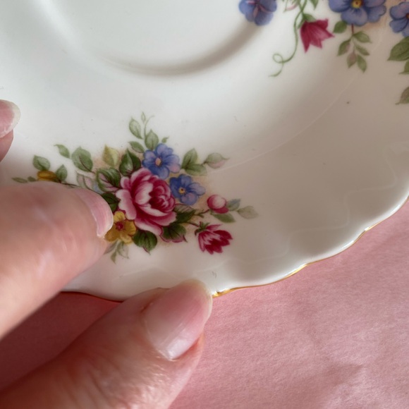 VTG Royal Albert Bone China Teacup and Saucer in the Chelsea Garden pattern - Picture 8 of 10